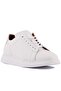 - White Leather Men's Casual Shoes 101-7039-H1235 - 4