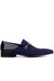 Fosco - Navy Blue Patent Leather Men's Classic Shoes 290-5098