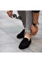 - Black Suede Leather Men's Loafer Shoes 101-6055-11169 - 4