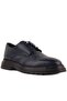 - Navy Blue Leather Lace-Up Men's Casual Shoes 101-7079-H1085 - 2