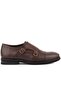 Sail Lakers - Brown Leather Straw Detailed Men's Casual Shoes