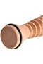Natural Wooden Foot Massager and Silicone Heel Pad for Heel Spurs (35/40) Foot Roller - 5