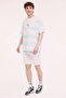 Ml Stripe 11Hl110 5Pr Blue Men's Short Sleeve T-Shirt - 3