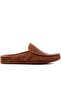 - Tan Leather Men's House Slippers 110-558-E