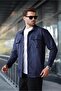 Navy Blue Pocket Detailed Shirt Jacket 6748 - 4