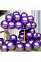 50 Purple Metallic Balloons - Premium Latex - 2