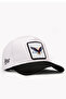 V1 Baseball Eagle - قبعة للجنسين باللونين الأبيض والأسود مع شعار رمز 4bs (CAP) - 2