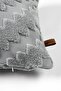 Zigzag Gray Bohemian Custom Design Punch Punch Pattern Rectangular Decorative Throw Pillow Cover - 4