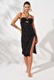 231800 Long Crepe Dress Pareo