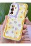 Galaxy A15 Case Designed with Patterned Camera Protection Daisy Flower Colorful Silicone Cover - 8
