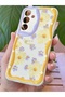 Galaxy A26 Case Designed Patterned Camera Protected Daisy Flower Colorful Silicone Cover - 7