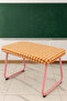 Orange Set of 15 Elastic School Desk Covers and Teacher Desk Covers – Durable, Washable - 2