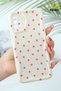 Galaxy A71 Case Camera Protected Wave Edge Red Heart Pattern Silicone Cover - 2