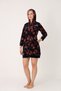 Women's Cotton Hooded Velvet Winter Dress 3038 - 6