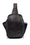 Brown Men's Crossbody Bag - Minimalist Ergonomic Strap Shoulder Bag - 8