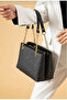 Original Genuine Women's 3-Compartment Chain Detailed Adjustable Strap Luxury Hand & Shoulder Bag Shoulder Bag - 4