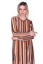Piano Knitwear Dress Brown