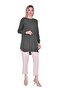 Shirt Paneled knitwear tunic nefti̇