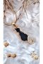 Steel Necklace with Sitting Cat Figure - 5