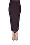 Knitwear Pencil Skirt Brown