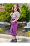 Blouse Pants Buckle 3-Piece Summer Girl's Top and Bottom Set - Holiday Wear - 7