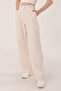 Women's Stone High Waist Linen Palazzo Pants - 5