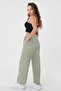 Women's Green High Waist Palazzo Pants - 5