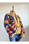 Handmade Colorful Puffy Chunky Cardigan - 5