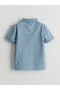Lcw Kids Polo Neck Patterned Combed Cotton Boy's T-Shirt - 4