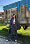 Women's Anthracite Zipper Winter Tracksuit Set Nbg026