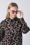 Blue Small Women's Sunglasses Ae2002Sc9 - 5