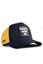 Tomorrow Is Another Day Logo Dark Navy-Yellow Trucker Hat