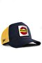 No Control Logo Dark Navy-Yellow Trucker Hat