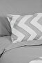Bohemian Special Design Punch Punch Pattern Decorative Rectangular Throw Pillow Cover Line Gray - 3