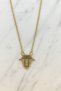 Gold Steel Geometric Necklace (Serenay Sarikaya) - 3