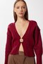 Stylish Buttoned Knitwear Cardigan Lmt0030 Bordo