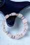 Certified Pink Quartz Hematite Natural Stone Bracelet - 2