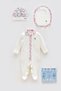 100% Cotton 3-Piece Newborn Set - Little Flowers / Red