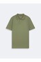 Polo Neck Short Sleeve Regular Green T-Shirt