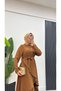 Asymmetrical Cut Skirt with Ruffles, Hijab Tunic and Pants Set-Brc1311 - 6