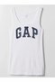 Women's White V-Neck Tank Top 585421001-White - 2
