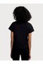 Women's Black Lf 2035741 Off White W Tss T-Shirt Lf2035741-Black - 4