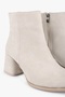 Women's Haylee Beige Suede Heeled Boots Beige Suede - 4
