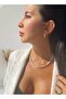 Moxy Zircon Stone Double Color Steel Earrings - 6