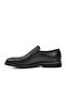 Black Men's Genuine Leather Casual Shoes - 2