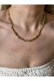 Gold Stone Necklace - 3