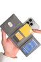 Storm Gray Magnetic Adhesive 5 Chamber Magnetic Card Holder