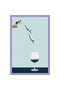 Your Friends in a Glass – Funny Gift Note Card & Postcard for a Friend |   10X15Cm