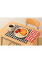 Lunch Napkin / School Napkin / Checkered Napkin 2 Pcs Red / 2 Pcs Black - 3