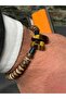 Tiger Eye, Hematite and Coconut Beads Natural Stone Men's Self-Confidence, Courage and Energy - 5